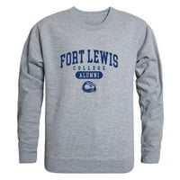 Fort Lewis College Skyhawks Alumni Fleece Crewneck Pulover Dukserica Navy XX-Large