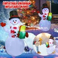 Knqrhpse božićni ukrasi lukoviti na naduvavanje santane snjegović Božić na otvorenom ukrasi Početna