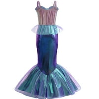 Haljina sirena za djevojčice Dječja Noć vještica kostimi Princess haljina za rođendan prerušiti se odjeću