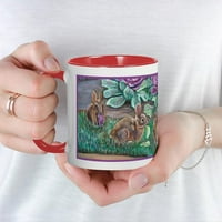 Cafepress - Cottontail Rabbits Mug - OZ Keramička krigla - Novelty Caffea čaj čaja