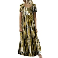 Plus veličina za žene Ljetne haljine za žene Ljeto Plus Veličina Ležerne prilike Cvjetni mini kratki