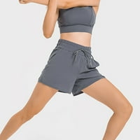 Laga Lagana brzi suhi joga sportske kratke hlače Ležerne prilike za izvlačenje elastičnim strukom za