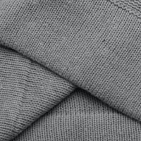 WAVSUF pulover za žene plus veličine čišćenje zima casual visoki vrat šišći-rukav čvrsti rnirgularni