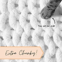 Chunky Knit prekrivač bacanja