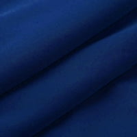FSQJGQ Ženske haljine A-line haljine za žene New Fashion Šifon prekrivanje tri četvrtina rukave za čipku S-5XL plava veličina XL
