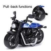 Povucite motocikl na vratima, visoki simulacijski legura model cool kolekcionarski mini za savršen poklon