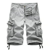 GUZOM muški i veliki muški gaćica - povremeni sa džepom Solid Sport na otvorenom Trendne hlače za manje