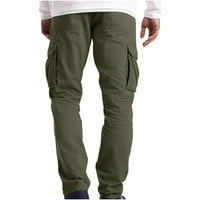 Duge teretne pantalone za muškarce Cargo Hlackers Radno nošenje borbenih sigurnosnih teretnih džepa