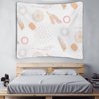 Spring Uskršnji zid Viseći tapiserija za spavaću sobu Držeći dnevni boravak, 72x cvijet slatka zeko