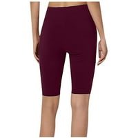 Cacomomrkark pi ply size za hlače Weines Yoga Tajice Fitness Trčanje Teretana Dame Solid Sports Active hlače Vino