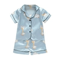 Spavaće odjeće Dječji odjeća Dječja dječja majica Djevojka Toddler Cartoon Pajamas Shorts Boys Outfits