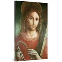 IN Isus sa križom i krunom trnja Art Print - Giacomo Pacchiarotto
