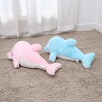 Dolphin oblik bacaju jastuk svjetlosni jastuk smiješne poklon igračke za kauč na kauč za kućni ukras bez baterije