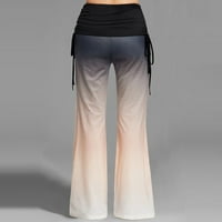 Hesxuno široke pantalone za žene za žene, trendi povremene ženske pantalone cinkovske hlače na skladištu, pantalone u boji labave pantalone
