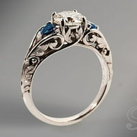 Prsten za žene Rose Diamond Valentinovo Diamond Rose Diamond, Spar-Kle Light Luxury, Novo kreativno,