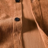 Muške haljine majice Muška ležerna košulja košulje dugih rukava s dugim rukavima Ogrlica sa nagibom