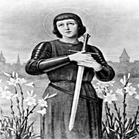 Joan of ARC, francuski nacionalni heroinski poster Ispis naučnog izvora