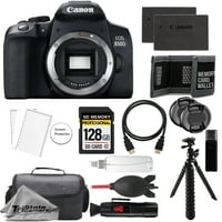 Canon EOS 850D Rebel T8i DSLR fotoaparat + 128GB + dodatna baterija + komplet za statistiku