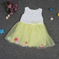 Dječja haljina, Bowknot cvjetne haljine čipka za zabavu svadbeni cvjetni cvjetni djevojka tutu haljina