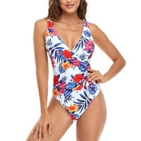 Ženski plus size kupaći kostimi za kupaće kostim Ljeto odijelo, visoki čvrsti čekići za kupanje kupaći