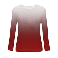FVWitlyh Termalna košulja s dugim rukavima Žene žene traper jaknu u nevolje s majicom za žene ružičasta