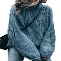 Prednji rukav dugi rukav džemper za žene dugih rukava Zimski pulover Dukseli Ležerne prilike labave
