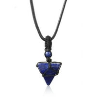 Toyella prirodne kamene muške i ženske kristalne ogrlice plave boje