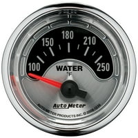 Autometer 2- In. Temperatura vode, 100- Fahrenheit, američki mišić