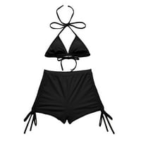 Tankini kupaći kostimi za žene Dvokrevetna seksi bikini split boxer kupaći kostimi sa grudima bez čelika