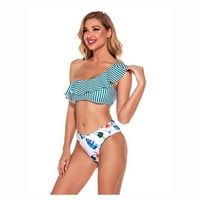 HESXUNO Ljetni kupaći kostimi ženski dvodijelni bikini seksi sažet kupaći kostim