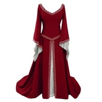 Corset mamurska haljina srednjovjekovna vintage duga haljina za žene renesansne princeze haljina viktorijanske planove rukav irske haljine Cosplay haljina vestido srednjovjekovna para