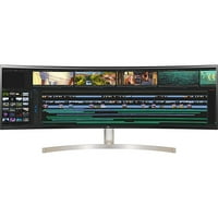 Ultrawidni monitor 49in Dual QHD IPS displej, HDR10, USB tip-c sa isporukom snage 85W, senzor ambijentalnog