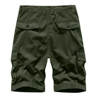 Veliki muški kratke hlače Plus veličine Muški teretni kratke hlače Multi-džepovi opuštene ljetne kratke