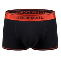 Uocefik Boxer Gatches Muškarci Stretch Shorts Donje rublje za Wigrus za muškarce Udobne male boje blokiranja