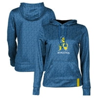Ženski plavi madonna križari atletički pulover hoodie