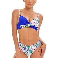 Razze za žene Bikini Područje kupaći kostim Juniors Ladies Sling tiskani bikini bikini Split kupaćim