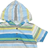 Kenneth Cole Toddler Little Boys Tenisica Striped Hoodie i kratke hlače - 2T