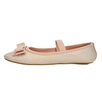 Djeca Mary Jane Bow Haljina cipele Udobne cipele Djevojke slatke casual cipele za cipele Anketa ružičasta