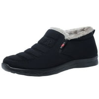 Avamo crne čizme za muškarce Žene Ležerne prilike Comfort cipele hodanje bez klizanja plišane obloge