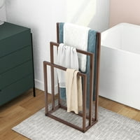 Metal slobodno stalak za ručnike, razini ručnika od nehrđajućeg čelika za kupaonicu, držač stalak za
