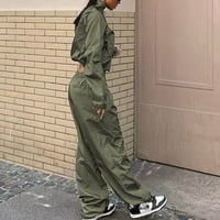 Ženske hlače Dame Solid Boja Minimalistički ulični stil Fashion Joggers Proizvod ističe hlače za žene