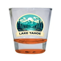 Jezero Tahoe California Suvenir 1. Shot Glass Round