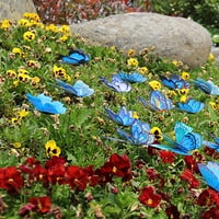 Asdomo leptir udjeli vodootporni vrtni leptir ukrasi za unutarnji božićni dvorišni dekor proljeće