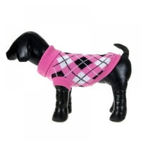 Džemper za pse za malene pse Pleted pleteni odjeća Turtleneck Pulover kaput hladno vrijeme pletena jakna
