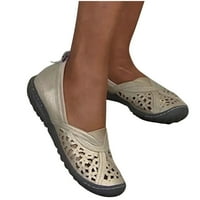 Ženske vintage cipele Hollow Wedge Heel Dame casual rimske sandale
