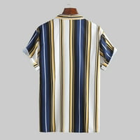Košulje za fragarn za muškarce Muški ljetni modni casual rever Ispis majica kratkih rukava Top bluza