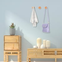 Prirodni drveni zidni kuke ručno rađeni zidni kaputi na zidnim vješalicama za viseće ručnike Torbe za odjeću