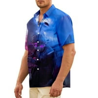 Zaključajte mušku majicu, majica za muškarce 3D print kratki rukav Boyfrieve Pokloni Muške majice
