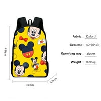 Mickey miš za štampanje Torba sa modernom školskom torbom za studente lagane 3pack