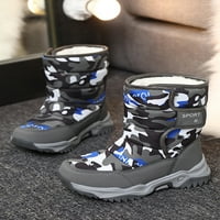 Dječaci čizme za snijeg Djevojke zimske čizme Vodootporne hladno vrijeme cipele siva 11c